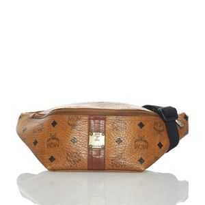 MCM Visetos Leather Waist Bum Body Bag